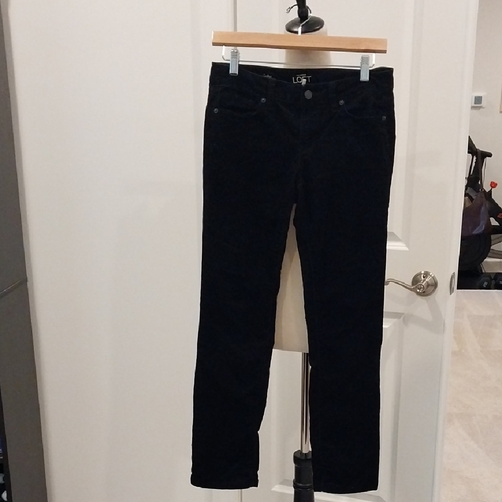 LOFT Navy Straight Leg Pants
